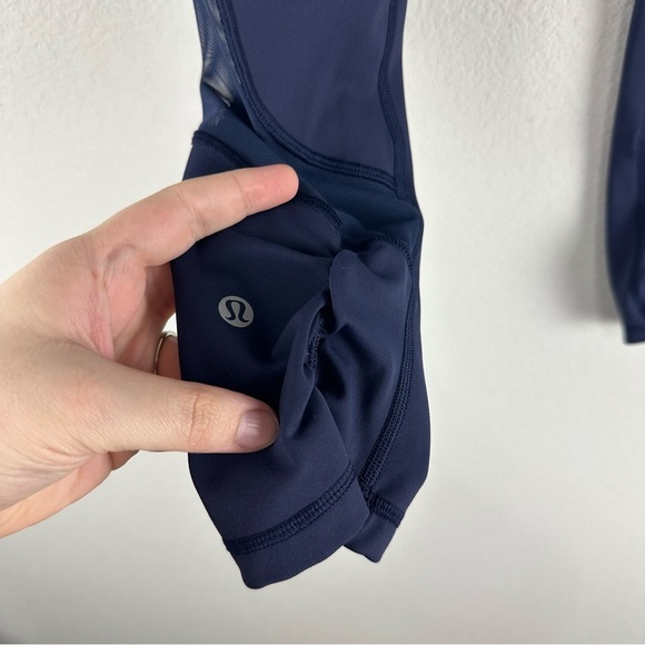 Lululemon Dark Blue High Times Cool to Street Athletic Athleisure Leggings 6 - Picture 4 of 6